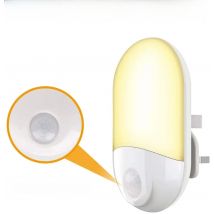 LED Night Light Infrared Control Body Motion Sensor Auto On/Off Wall Lamp For Baby Kids Bedroom Socket EU/US /UK Plug 90-260V
