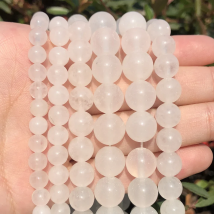 AAA+ Round Shape Natural White jades Stone Beads For Jewelry Making DIY Crystal Bracelet 2/3/4/ 6/8/10 /12 mm Strand 15''