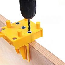 Woodworking Hand-held Drill Punching Locator Carpentry Tool Mortise Tenon Joint Slotting Mark Auxiliary Fixture Diy
