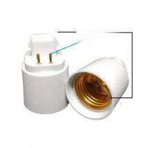 4PIN G24 To E27 Lamp Holder Converters Light Bulb Base Socket LED Halogen CFL Lamp Converter G24 bulb Adaptor Screw
