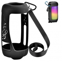 ZOPRORE Silicone Case Cover for JBL Pulse 5 Bluetooth Speaker, Travel Carrying Protective with Shoulder Strap and Carabiner