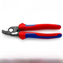 KNIPEX 95 22 165 Cutting Pliers 180mm Length Adjustable Bolted Joint Cable Shears with Opening