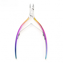 Stainless Steel Cuticle Nipper Clipper Dead Skin Remover Scissor Cutter Rainbow Plier Metal Nail Art Manicure Pedicure Tools