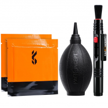 K&F CONCEPT 3 in 1 Camera Cleaning Kits Air Blowing+Cleaning Pen+Cleaning Cloth for Camera Lenses & Filters Sensor Screen LCD