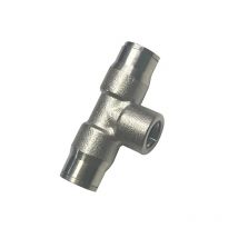 High Pressure 1/8 Female Thread  3/8'' Slip Lock Quick Connector Tee Joint Nozzles Seat Misting System Fittings