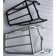Rear Carrier Cargo Luggage Rack Passenger Grab For SUZUKI TU250 GB TU250G TU250GB Grass Tracker Bigboy Black Silver Chrome