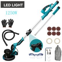 1250 W Elektrische Trockenbauschleifer Wandschleifmaschine Kitt Staubfrei Selbstansaugend Grinning Tragbare Poliermaschine Auto Staub