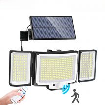 New 366LED Solar Outdoor Lights Solar Powered Security Light Motion Sensor 234LED Wall Light IP65 Waterproof Garden