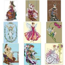 Fairy Angel 2 Patterns Counted 11CT 14CT Cross Stitch Sets DIY Handmade Chinese Cross-stitch Kits Embroidery Needlework Crafts