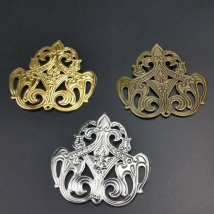 10pcs 48x50mm  bronze tone Filigree  crafts   Embellishments Findings Jewelry Accessories  cospaly ornaments  cospaly