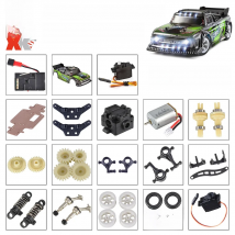 Original Wltoys Mosquito Car 1:28 284131 K989 K969 K979 Car Accessory Shell/Motor/Receiver Board/Differential/Servo RC Car Parts