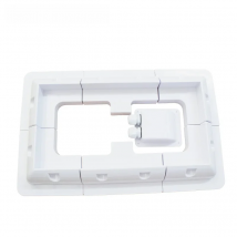 EU RV Top Roof Solar Panel Mounting Fixing Bracket Kit Wire Box ABS Supporting Holder for Caravans Camper Boat Yacht Motorhome