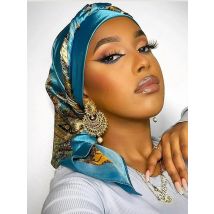 Square Silk Scarves Women Hijab Shawls Fashion Print Kerchief Femme Head Scarf Foulard Bandana Beach Pareo 90*90cm ﻿