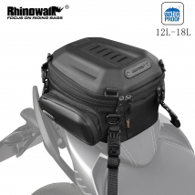 Rhinowalk motocyklowa torba na tylne siedzenie 12L-18L rozszerzalny silnik twarda skorupa plecak na zewnątrz Motocross bagażnik torba na ogon sakwa bagaż