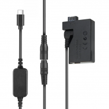 5V USB-C ACK-E5 Drive Cable Power adapter LP-E5 dummy battery DR-E5 DC Coupler grip for Canon EOS 450D 500D 1000D XS XSi T1i