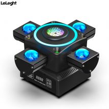 Leleght 90W RGBW 4-IN-1 Lighting Effect and Starry Effect Controlled DMX512 Sound-activated For Bars Birthday Party Wedding