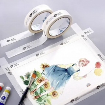 Paul Rubens 1pc 2.5cm *2m Professional Sketch Gouache Watercolor Masking Tape Decorative Adhesive Tapes School Art Set Supplies