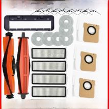 For Xiaomi Robot Vacuum X20 Max / D109GL Parts Accessories Main Brush Side Brush Hepa Filter Mop Cloth Dust Bag Replacement