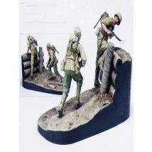 New Unassembled 1/35 U.S. Marines Infantry Pacific without base   Resin Kit DIY Toys Unpainted resin model