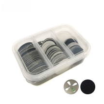 HYTOOS 25mm Replaceable Sanding Disc 150pcs/Set SandPaper With Metal Disk Electric Nail Drill Bits Salon Foot Calluse Tool