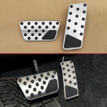 For 2007-2017 Jeep Wrangler JK Automatic Brake & Gas Pedal Cover Kit Stainless Steel Car Accessories 2016 2015 2014 2013 2012