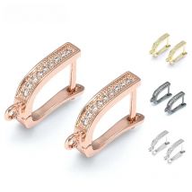 NEW DIY Earrings Supplies Gold/Silver/Rose Gold Jewelry Earring Hooks Accessories Women Earrings Making Jewellery
