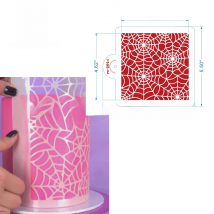 Spider Web Stencil Halloween Cake Decorating Tools Cake Decoration Fondant Cake Mold Kitchenware