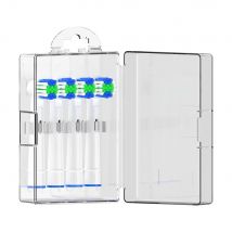 Toothbrush Heads Travel Case for Oral B, Philips & Other Electric Toothbrush Heads, Brush Head Dustproof Protective Storage Box
