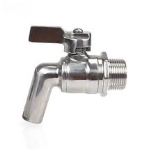 Stainless Steel Beer Keg Faucet Tap 200PSI For HomeBrew Barrel Fermenter Wine Beer Beverage Juice Dispenser Spigot Drink 1/2''