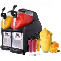 Commercial Slushy Machine 4L Single-Bowl Slush Frozen Drink Machine 300W Stainless Steel Margarita Smoothie Maker