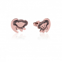 Hanreshe Lion Earrings Women Trendy Party Jewelry Gift Rose Gold Color Christmas Stud Earrings Kids Anime Earrings