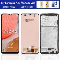 100% getestet für Samsung Galaxy A32 4G A325 A325F SM-A325M SM-A325F/DS LCD Display Touchscreen Digitizer Montage Ersatz