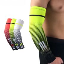 1 Pair Cool Men Cycling Running Bicycle UV Sun Protection Cuff Cover Protective Arm Sleeve Bike Sport Arm Warmers Sleeves