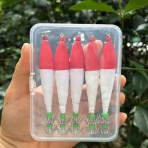 5pcs Luminous Cuttlefish Squid Jig Hook All For Fishing Lures Octopus Glow Jigs Artificial Bait Hard Turlutte Lure Shrimp Bait