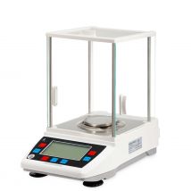 Analytical Balance High Precision 0.0001g,0.1mg Accuracy Digital Electronic Lab Scale Round Tray with Calibration 100g/200g/300g