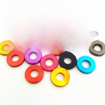 10pcs M3 M4 M5 M6 M8 M10 Corlorful Aluminum alloy Flat Gasket Washer