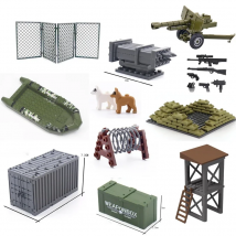 Small Particle Building Block Model Weapon Equipment Rack Model Rifle assembling Military  Compatible with LEGO Building Blocks