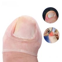 2pcs Silicone Paronychia Invisible Nail Acronyx Orthotics Patch Ingrown Toe Nail Correction Patch Foot Care Treatment Pedicura