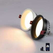 Tuya Zigbee DALI Smart LED Downlight Anti-Glare Recessed 5 CCT Black/White 110/220V Dimmabe Ceiling Lamp Bedroom Kitchen