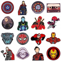 Captain America Enamel Pins Lapel Pins for Backpacks Cool Fashion Badges Accessories for Jewelry