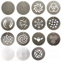 37mm OD,Pattern GOBO Slot Insert Continuous Light Gobo Rotator via Lantern to Create Atmosphere for Bars, Shops, Stages and more