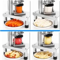 Hand Press Potato Stripping Vegetable And Fruit Dicing Machine Manual Potato Strips Cutting Equipment French Fries Cutters