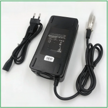 36V Charger Output 42V 3A Lithium Battery Charger for 36V Li-ion Lithium Battery  With 3-Pin XLR Socket/Connector Cooling fan