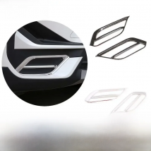 Car Front Fog Lights Lamp,Bumper,Side Decoration Frame Trim,ABS Chrome,For BMW X1 F48 2020-21,Exterior Accessoriy,Modified Parts