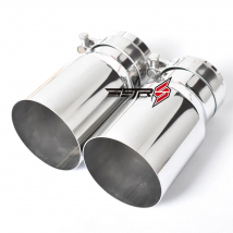 1 PC Stainless Steel Universal Exhaust System End pipe Car Exhaust Pipe Single Straight Muffler Tip For  Mitsubishi Mazad