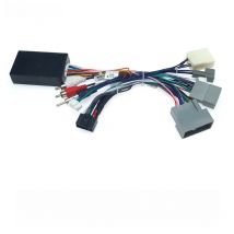 FEELDO Car Audio Radio CD Player 16PIN Android Power Calbe Adapter For Honda Civic CRV Media Wiring Harness