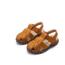 Summer New Children Korean Boy Sandals Children Baby Beach Shoe Hook & Loop Hollow Non-slip Shoes For Baby Girl Boy Toddler Shoe