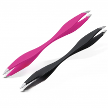 Brainbow 1piece Tweezers Rose Beauty Makeup Tools Double Ends Eyebrow Tweezer Anti-Static Eyelash Extension Pincet For Maquiagem