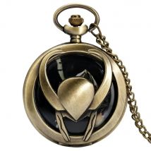 Vintage Bull Head Hollow Cover Quartz Pocket Watch Steampunk Souvenir Pendant Necklace  Chain Gifts for Men Women Drop Shipping