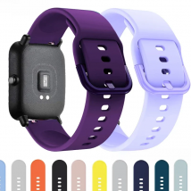 20mm 22mm watch Band for Amazfit bip 6 5 GTS 2 3 4 GTS2mini Gtr 2 Silicone Bracelet Samsung Galaxy watch 7 6 5 4 40mm 44mm Strap